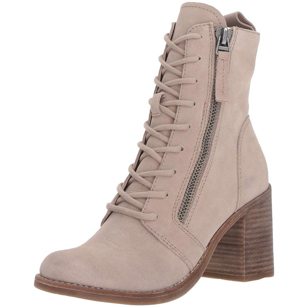 Dolce Vita Lela taupe ankle combat boots 6.5